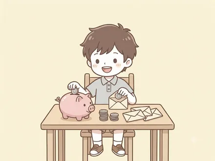 7歳からお小遣い制スタート！金額・仕組み・やってみてよかったこと